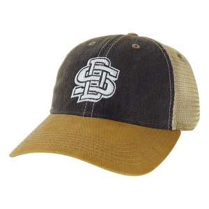 South Dakota State Jackrabbits Legacy Athletic BSA Cap Adjustable Hat One Size Navy/Yellow
