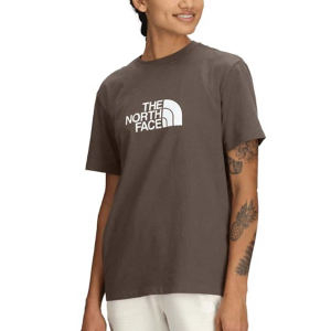 Women's The North Face Core Half Dome T-Shirt Large Smoke Brown