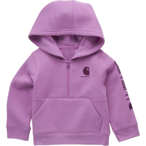 Girls' Carhartt Logo 1/2 Zip Pullover Baby 18 mo. Crocus