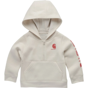 Girls' Carhartt Logo 1/2 Zip Pullover Baby 12 mo. Turtledove