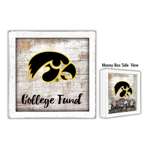 Fan Creations Iowa Hawkeyes College Fund Money Box