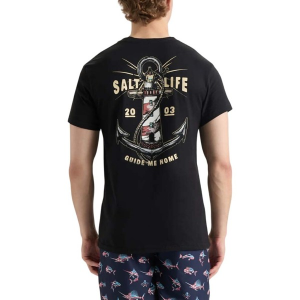 Men's Salt Life Guide Me Home T-Shirt XLarge Black