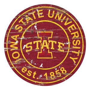 Fan Creations Iowa State Cyclones Heritage Circle Sign