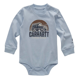 Carhartt Geneations Long Sleeve Onesie 6 mo. Blue