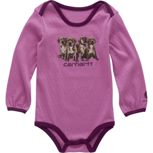 Carhartt Puppy Long Sleeve Onesie 24 mo. Crocus