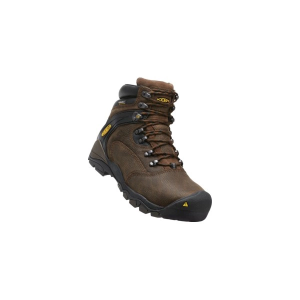 Men's KEEN Louisville 6" WP Steel Toe Work Boots Outdoor 7 Cascade Brown