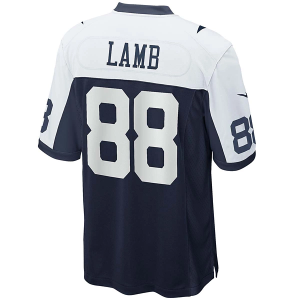 Dallas Cowboys CeeDee Lamb Nike Game Replica Throwback Jersey Medium Navy