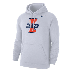 Illinois Fighting Illini Nike Hoodie Medium White