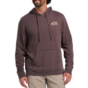 Men's Free Fly Rising Tide Fleece Fishing Hoodie XLarge Heather