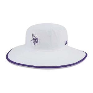 Minnesota Vikings New Era Panama Sun Hat One Size White
