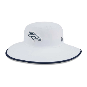 Denver Broncos New Era Panama Sun Hat One Size White
