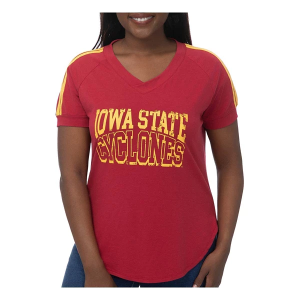 Iowa State Cyclones ZooZatZ Women's Hot Mama T-Shirt Large Crimson