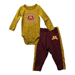 Wes and Willy Baby Minnesota Golden Gophers Future Star Onesie & Pant Set