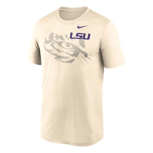 LSU Tigers Nike Shadow Logo T-Shirt Medium Natural