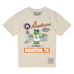 Houston Astros Deli T-Shirt Large Cream