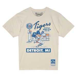 Detroit Tigers Deli T-Shirt Large Cream