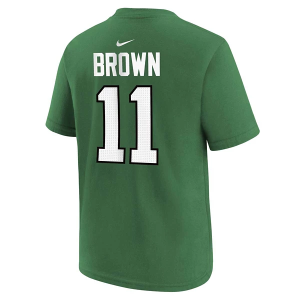 Kids' Philadelphia Eagles Nike A. J. Brown #11 Retro T-Shirt Medium Pine