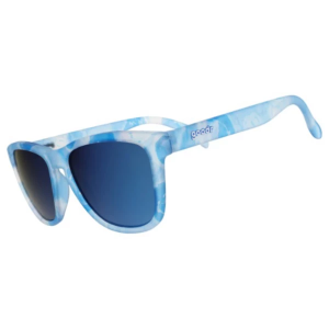 Men's Goodr Binge Watching The Sky Polarized Sunglasses White/Blue