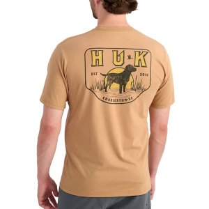Men's Huk Lab Patch Pocket T-Shirt 2XLarge Marl