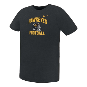 Iowa Hawkeyes Nike Football Kids' T-Shirt 5 Black