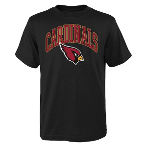 Kids' Arizona Cardinals Genuine Stuff Archie T-Shirt Small Black