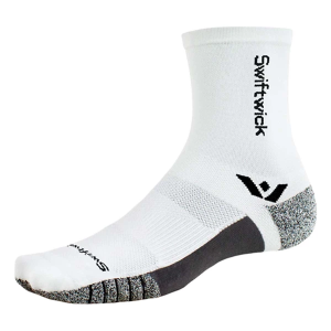 Men's Swiftwick Flite XT Crew Running Socks Medium Swiftwick White