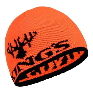 Men's King's Camo Kings Logo Knit Blaze Hunting Beanie One Size Blaze Orange