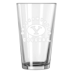 Logo Brands BYU Cougars Arch Pint Glass