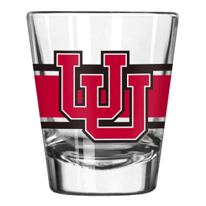 Logo Brands Utah Utes Stripe Shot Glass