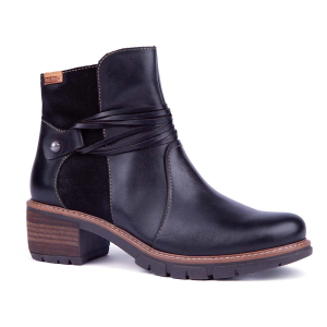 Women's Pikolinos San Sebastia Ankle Dress Boots 41 Black