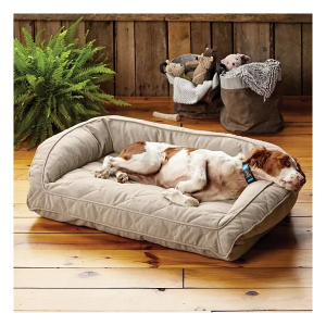 Orvis ComfortFill-Eco Bolster Dog Bed