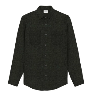 Men's 7 Diamonds Generation Solid Long Sleeve Flannel Medium Tall Olive