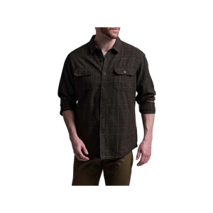Men's Kuhl Deviatr Long Sleeve Button Up Shirt 3XLarge Dark Roast