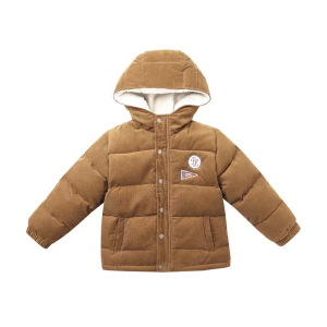 Rylee + Cru Cord Puffer Jacket Toddler 2/3T Golden