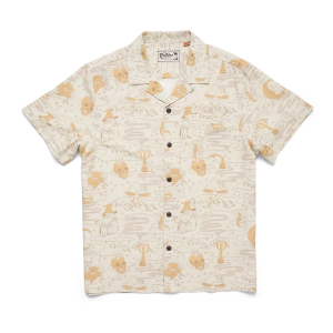 Men's Howler Brothers Monoloha Button Up Shirt XLarge Sand