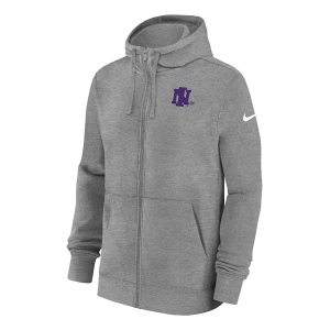 Northern Iowa Panthers Nike Full Zip Small Heather Grey