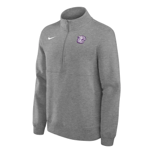 Kansas State Wildcats Nike Club Fleece 1/4 Zip Small Heather Grey