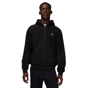 Men's Jordan Brooklyn Fleece Full Zip Hoodie 2XLarge Black/White