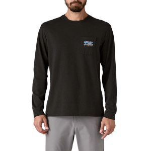 Men's Patagonia '73 Skyline Pocket Responsibili Long Sleeve T-Shirt XLarge Ink Black