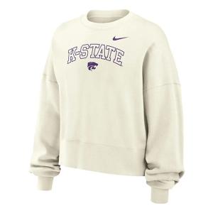 Kansas State Wildcats Nike Kids Girls' Crew Large Sail