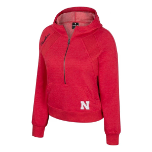 Nebraska Cornhuskers Colosseum Precipice 1/4 Zip Medium Red
