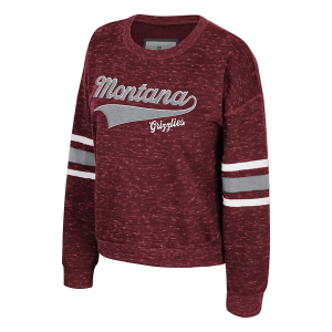 Montana Grizzlies Colosseum Women's Crew Large Maroon