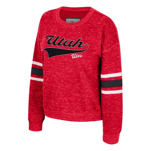 Utah Utes Colosseum Women's Crew XLarge Red