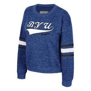 BYU Cougars Colosseum Women's Crew Small Royal