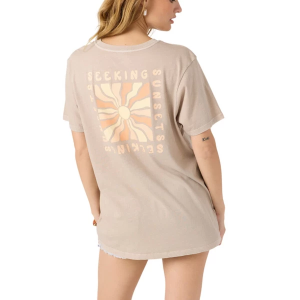 Women's O'Neill Seeking Sunsets T-Shirt XSmall Taupe