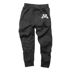 Minnesota Golden Gophers Wes and Willy Special Kids' Joggers Small Black