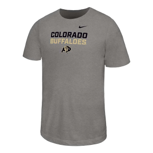 Colorado Buffaloes Nike Team Legend Kids' T-Shirt Large Heather Grey