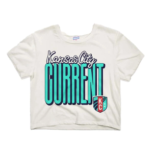 Charlie Hustle Kansas City Current Script Crop Top