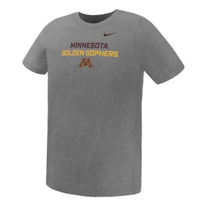 Minnesota Golden Gophers Nike Team Legend Kids' T-Shirt 5 Heather Grey