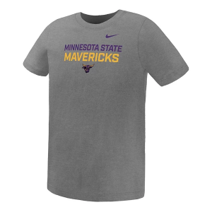 Minnesota State Mavericks Nike Team Legend Kids' T-Shirt 5 Heather Grey